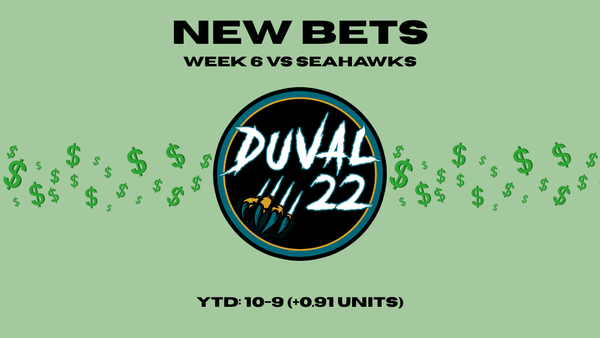 Top Props for Jaguars vs Seahawks in Week 6